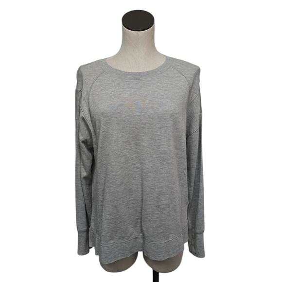 Sweaty Betty Women's Size Small Oversized Crewneck After Class Sweatshirt Gray - Picture 1 of 10